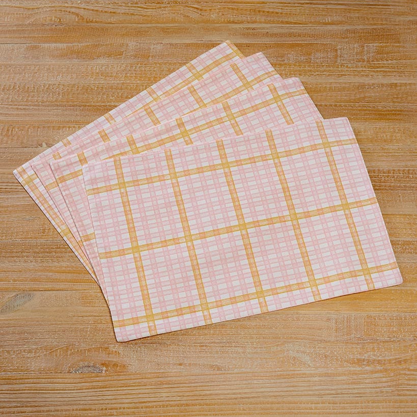 Springtime Plaid Set of 4 Placemats or Runner - Image 2