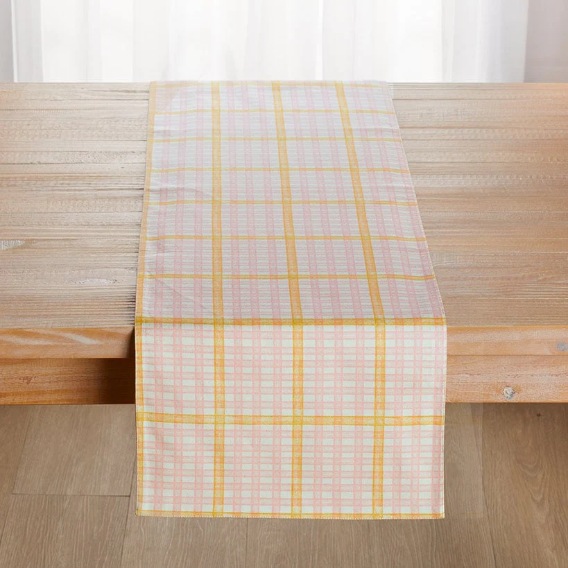 Springtime Plaid Set of 4 Placemats or Runner - Image 3