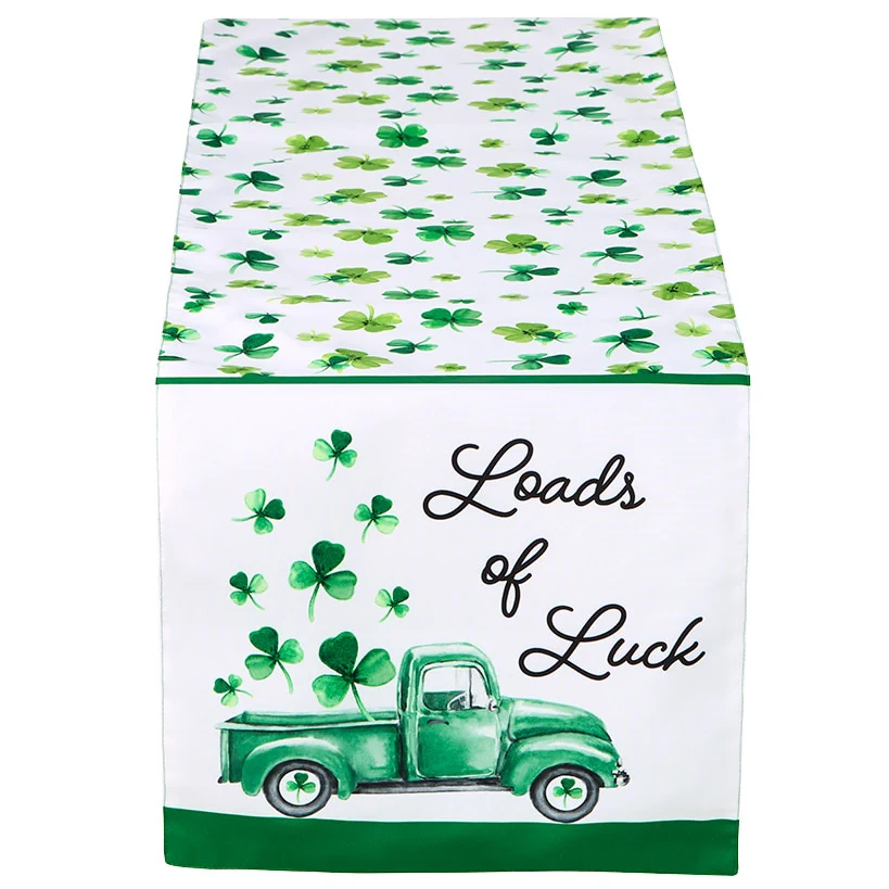 St Patrick's Day Loads of Luck Table Runner or Set of 4 Placemats - Image 5