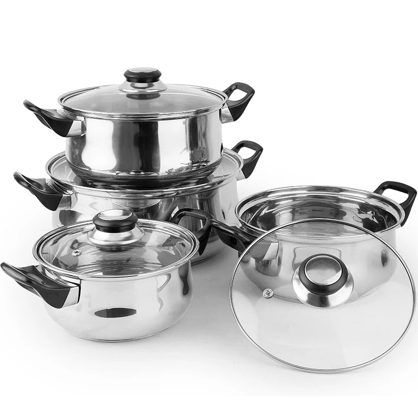 Stainless Steel Cookware Set with Utensils - 17-Pc. - Image 2