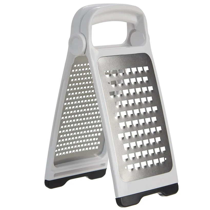 Stainless Steel Handheld Cheese Grater & Shredder - Foldable - Image 2