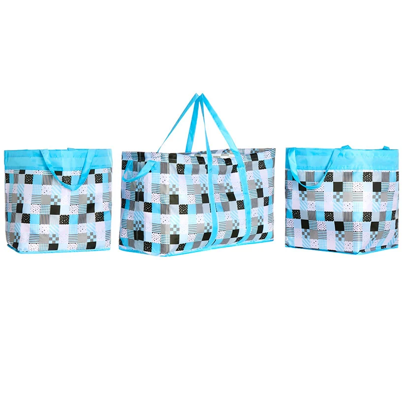 Storage Bin Totes for Home - Americana or Glamping - Set of 3 - Image 4