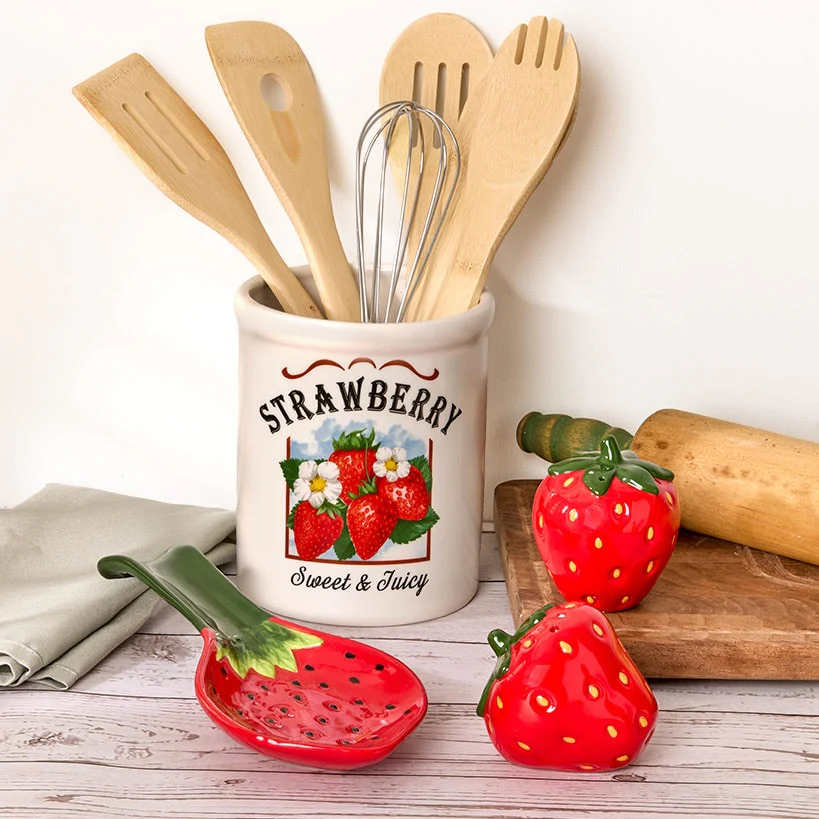 Strawberry Fields Decorative Spoon Rest - Image 2