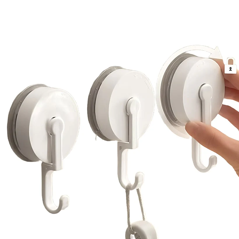 Suction Cup Hooks 3 Pc - Image 2