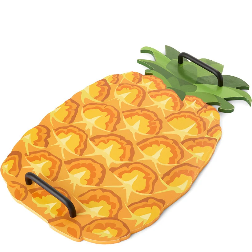 Summertime Fruits Wood Serving Tray - Lemon or Pineapple - Image 5