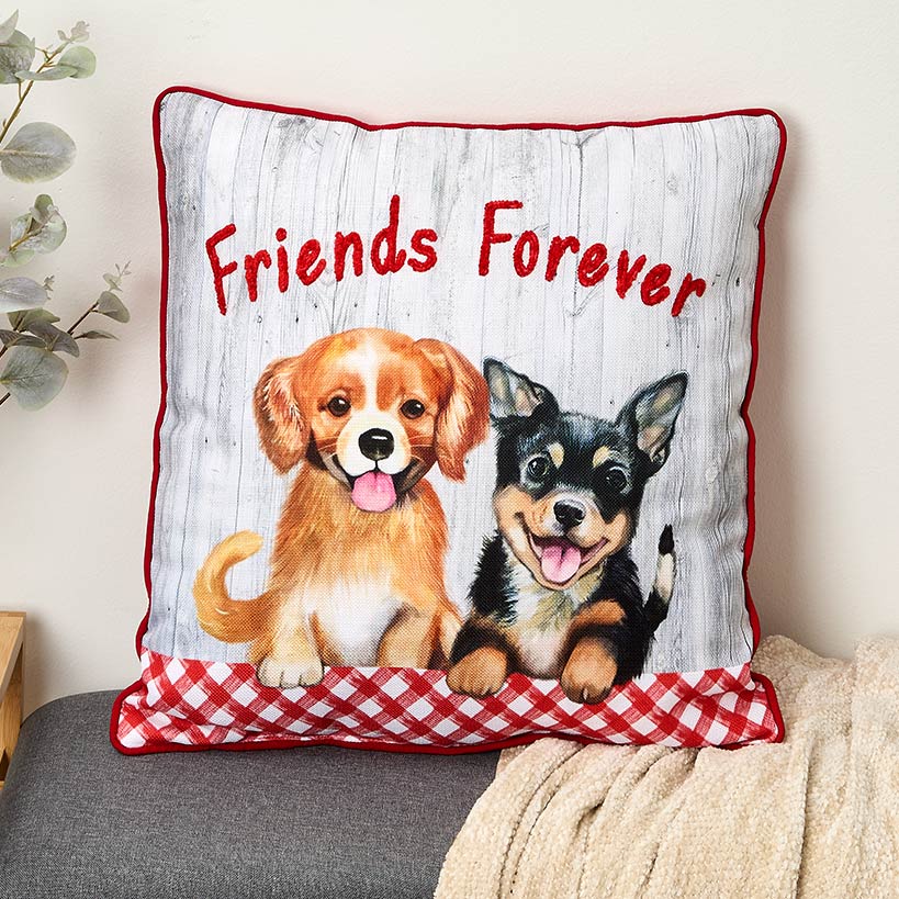 Summertime Pet Embroidered Decorative Pillow - Image 5