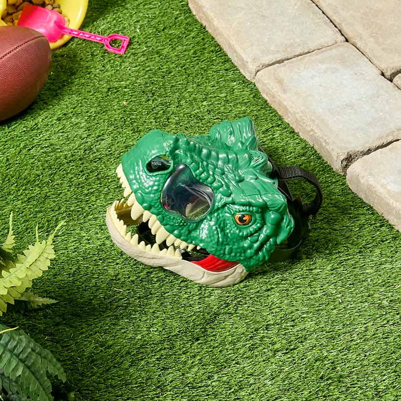 T-Rex Dinosaur Mask With Growling And Snarling Realistic Sound Effects - Image 2