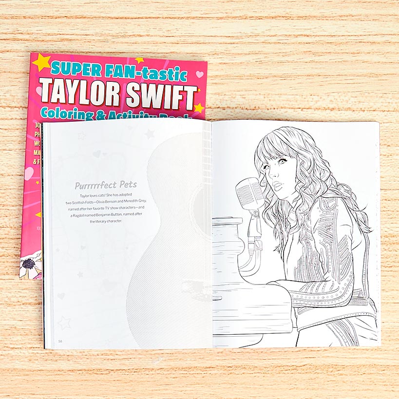 Taylor Swift Coloring and Activity Book - Image 2