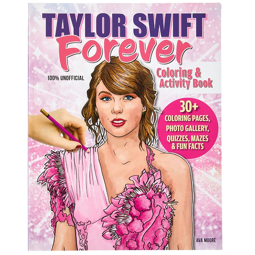 Taylor Swift Forever Coloring and Activity Book - Quizzes Puzzles Photos - Image 4