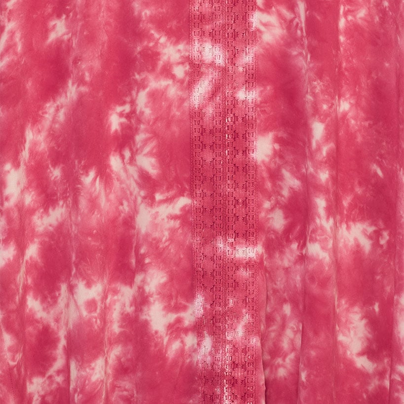 Tie-Dye Lace Trim Cover-Up Caftan - Image 4