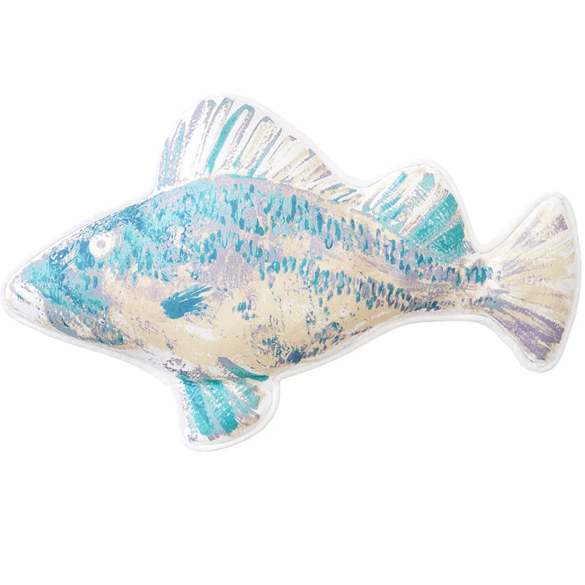Tisa Fish Reversible Full/Queen or King Quilt, Sham, or Decorative Pillow - Image 3