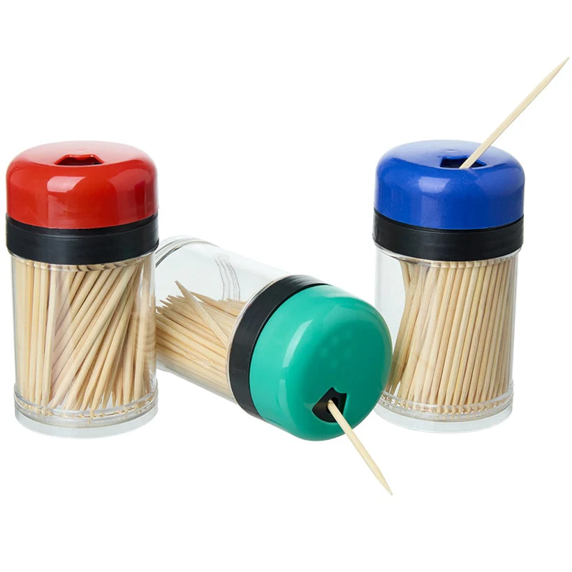 Toothpick Holder with Screw Top Dispenser Lid - Set of 3 - Image 2