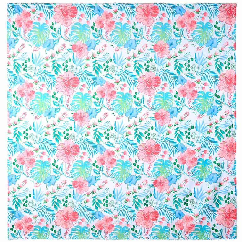 Tropical Garden Shower Curtain, Bath Rug, Hand Towels, Valance, or Hooks - Image 2