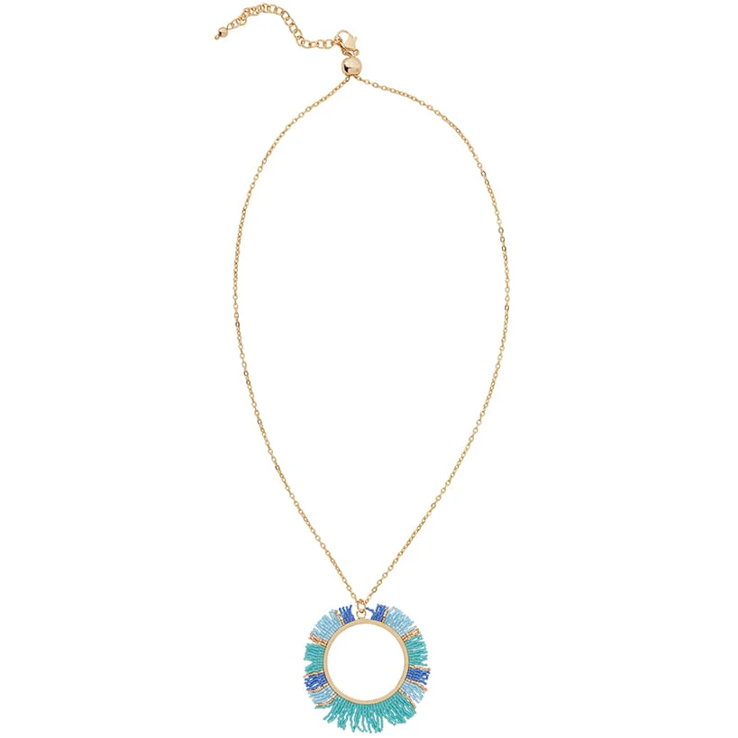 Turquoise Fringe Beaded Jewelry - Image 9