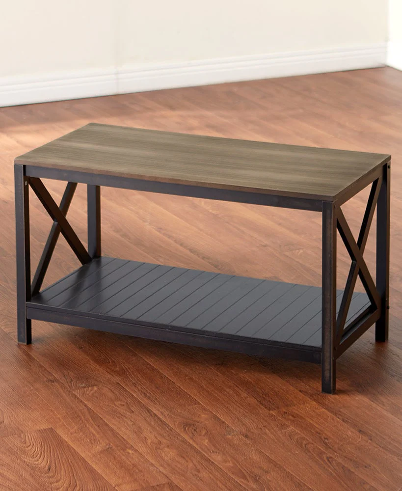 Two-Tone Farmhouse Living Room Furniture Collection - Image 2