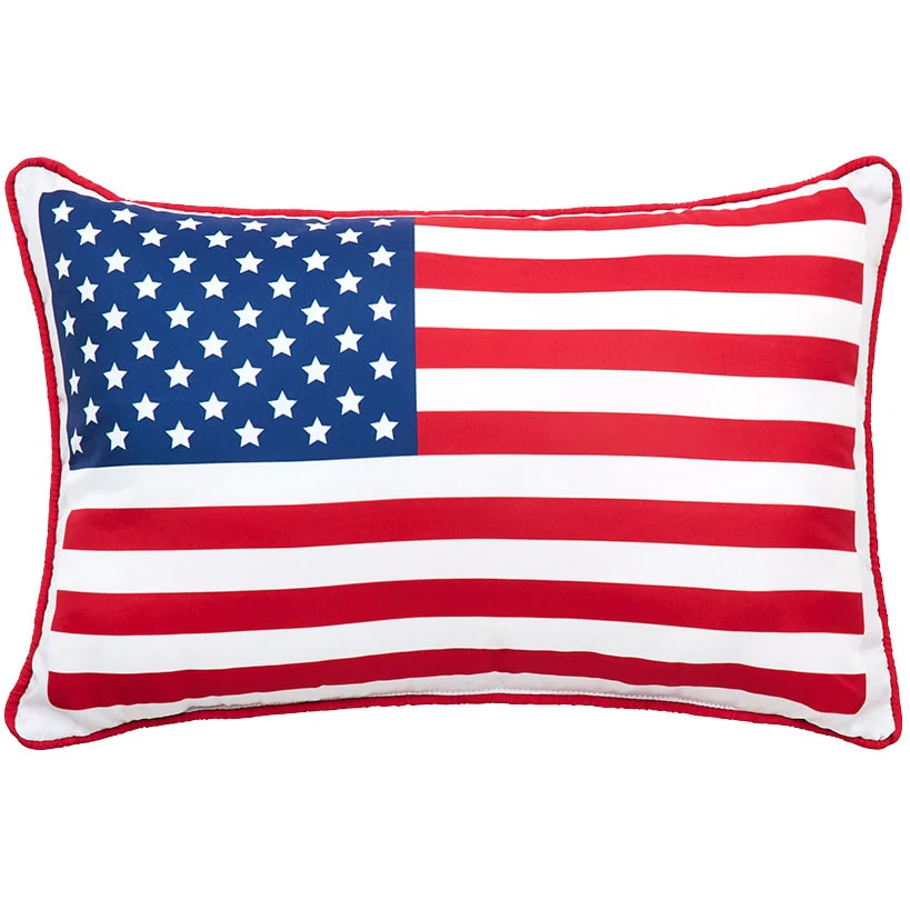 USA Striped Accent Pillow - Image 2