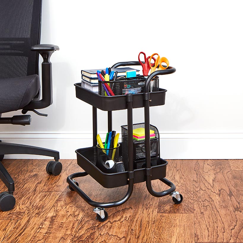 Utility Storage Cart with Wheels - Office or Kitchen - Image 3