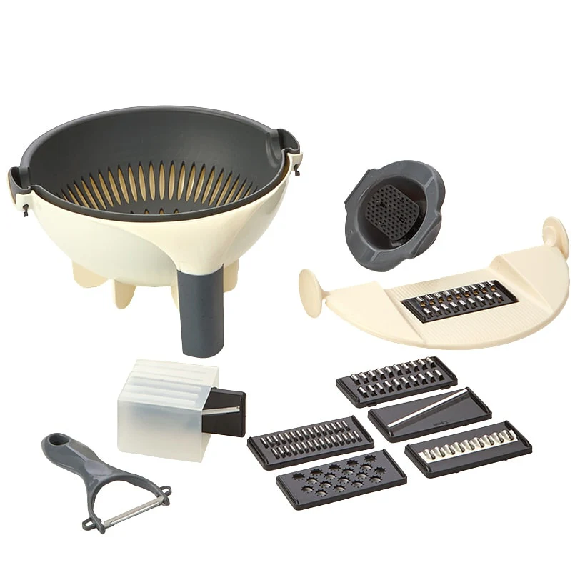 Vegetable Chopper Set - Slice, Shred, Grate, Peel - Image 4