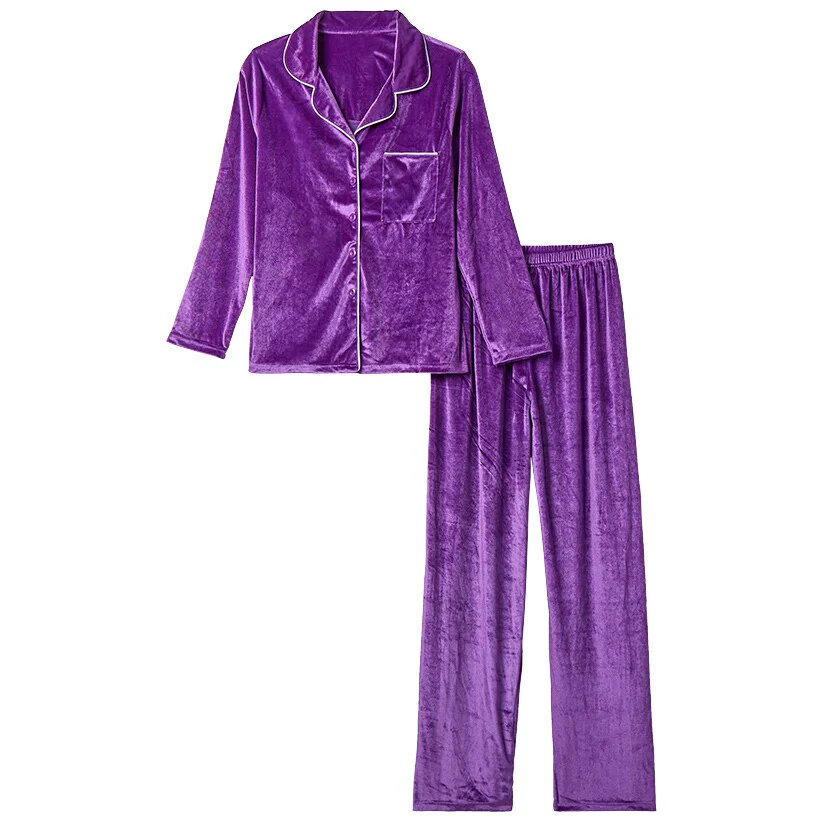 Velour Women's Pajama 2-Pc Set - Image 7