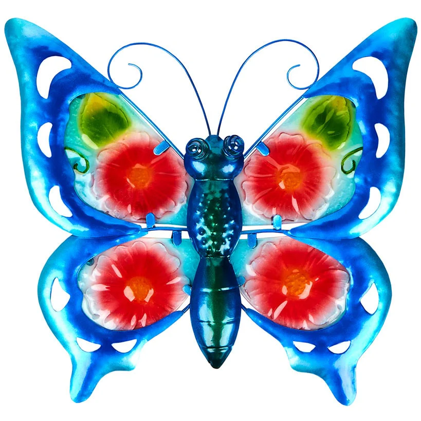 Vibrant Butterfly Or Dragonfly Garden Wall Hanging - Image 4