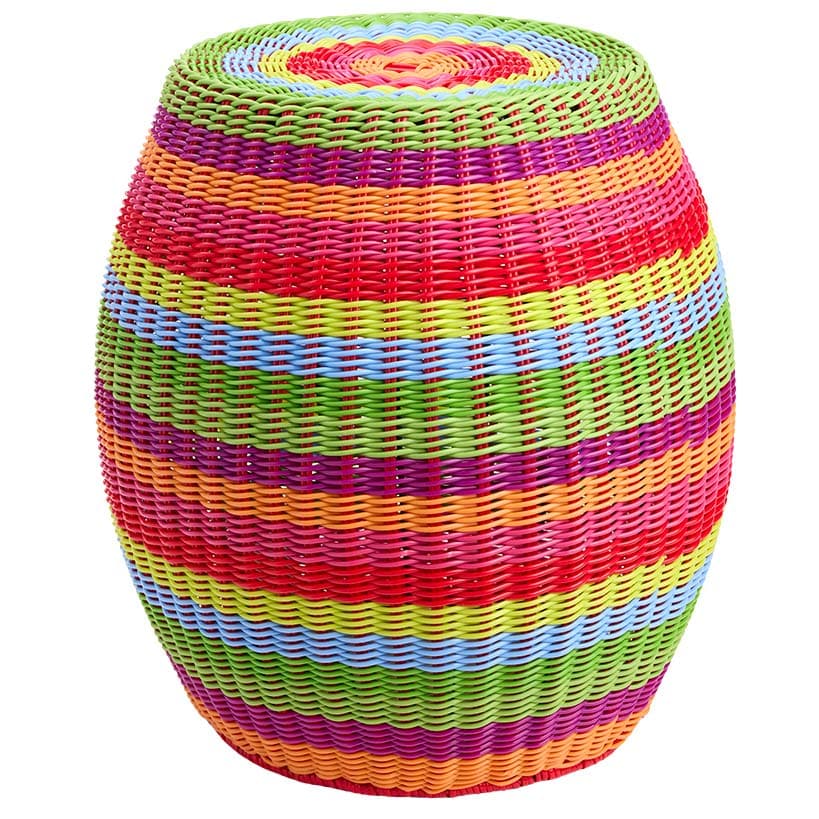 Vibrant Rattan End Table - Image 4