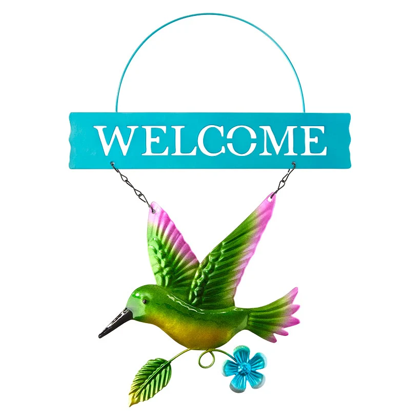 Vibrant Spring Welcome Sign Metal Wall Decor - Image 6
