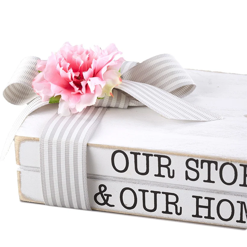 Set of 2 Vintage Book Decor Accents - Image 3