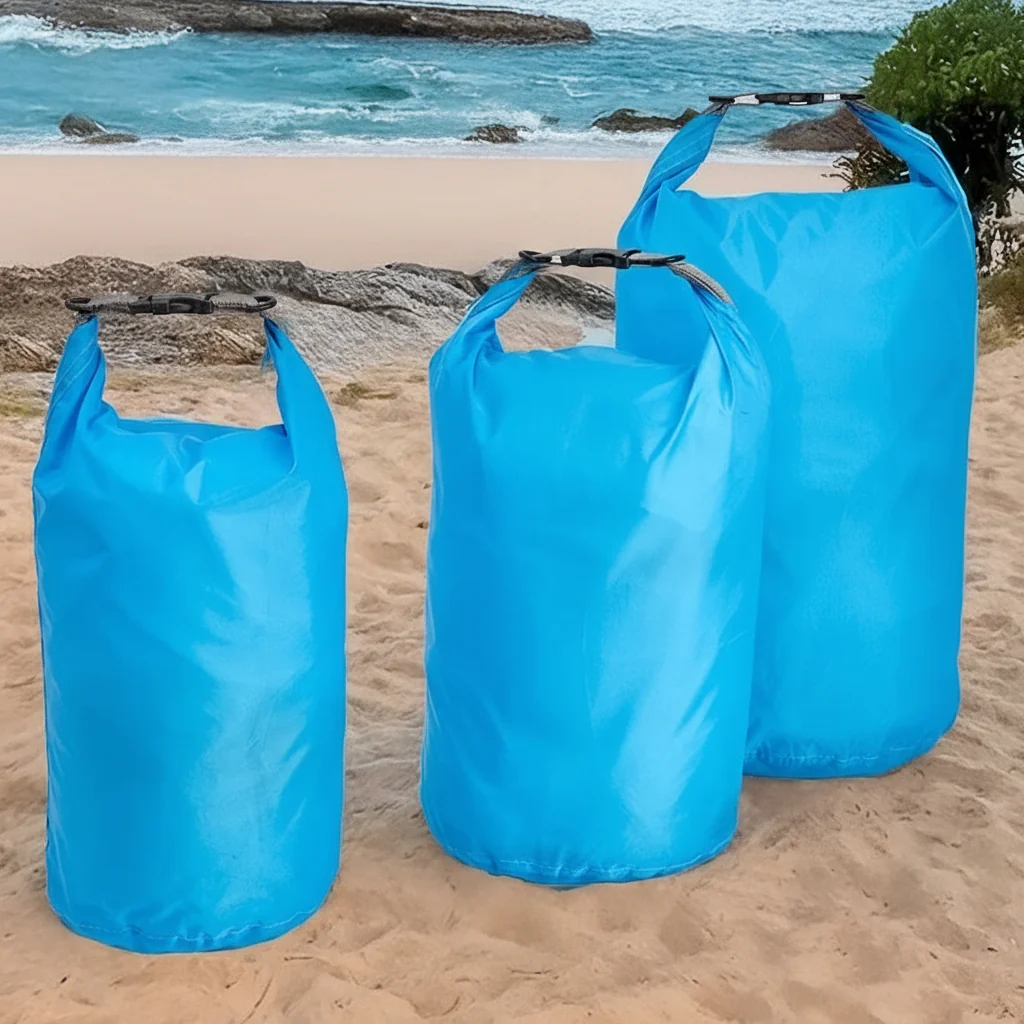 Waterproof Dry Bag Lightweight Roll Top Storage Bag Sack With Handle