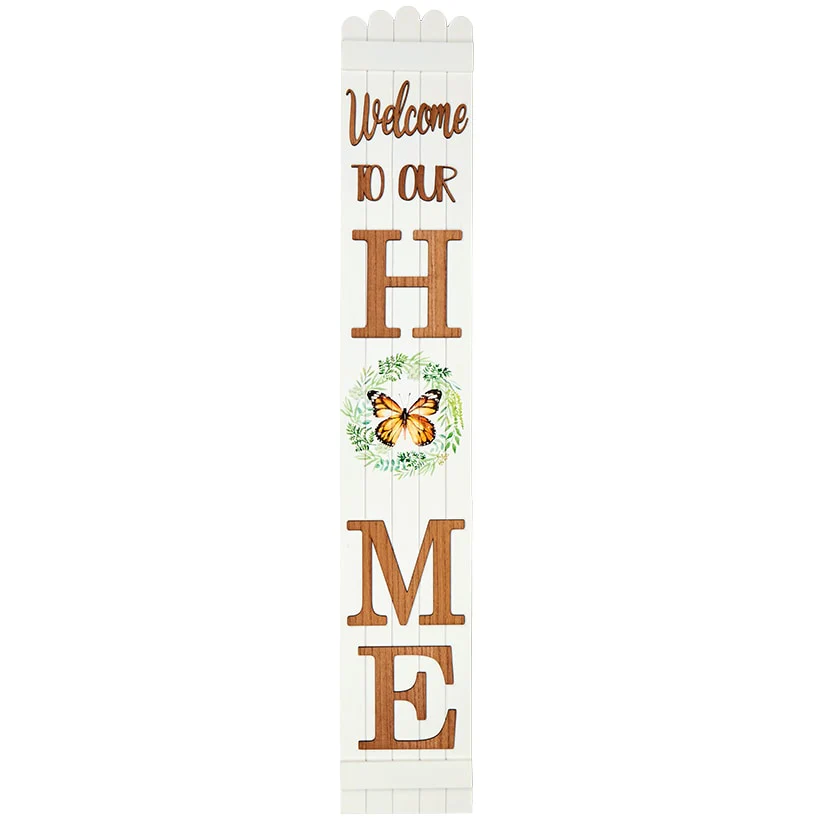 Welcome to My Home Porch Leaner – Decorative Outdoor Sign - Image 2
