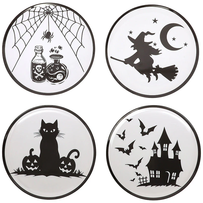 Whimsical Halloween Charger Plates- Set of 4 - Image 5