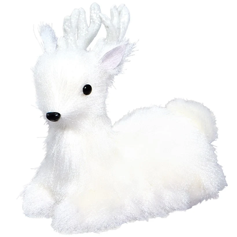 Winter White Woodland Decor - Owl or Deer - Image 3