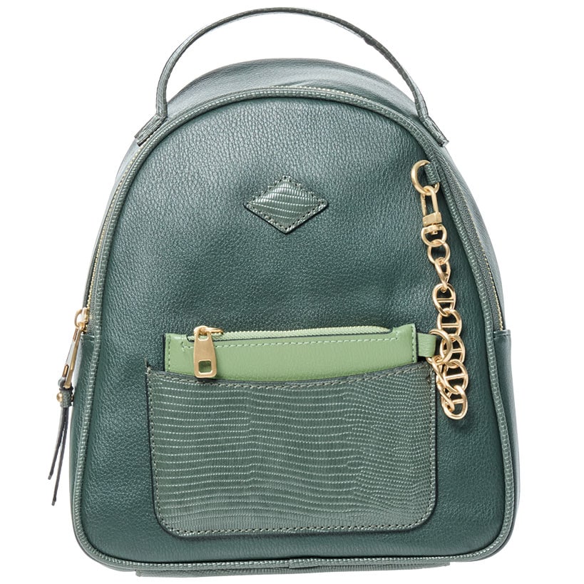 Women's Faux Leather Backpack with Detachable Coin Purse - Image 4