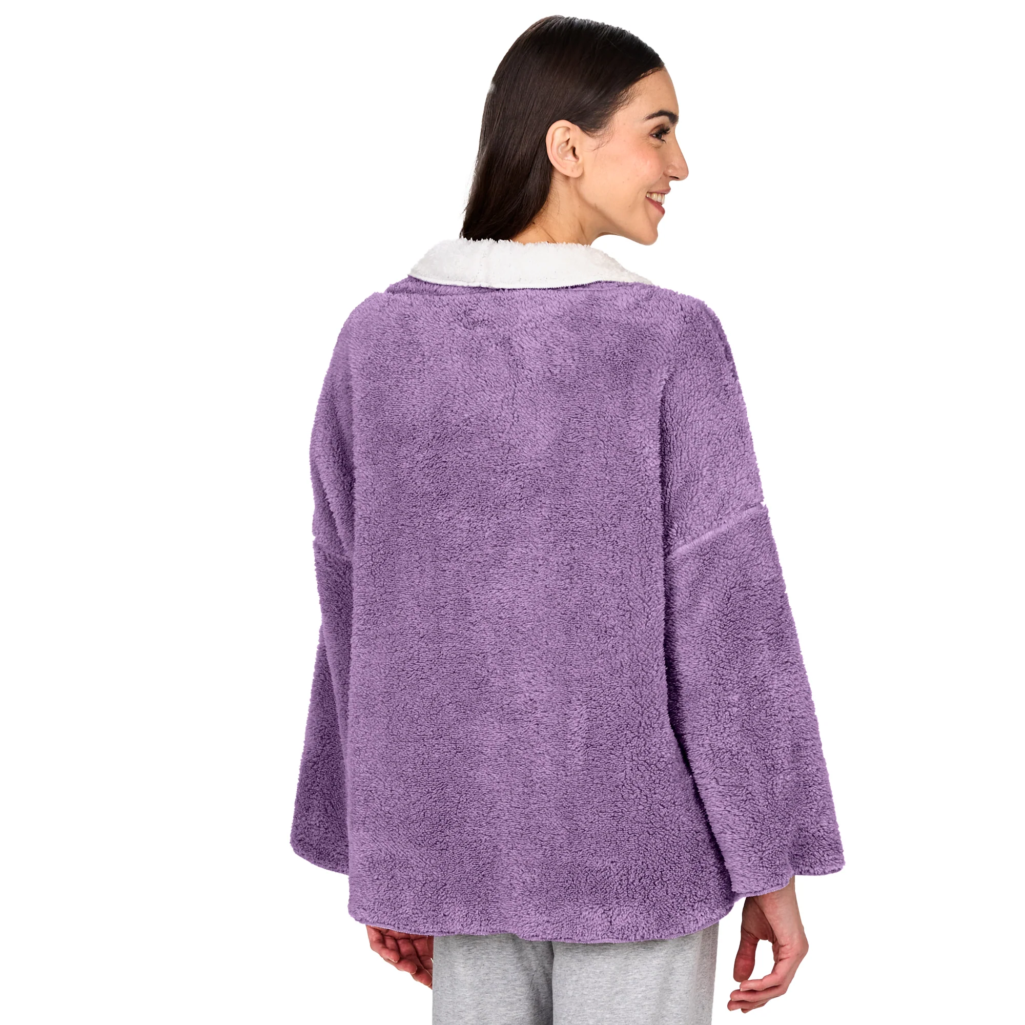 Women's Fleece Reversible Jacket - Image 14