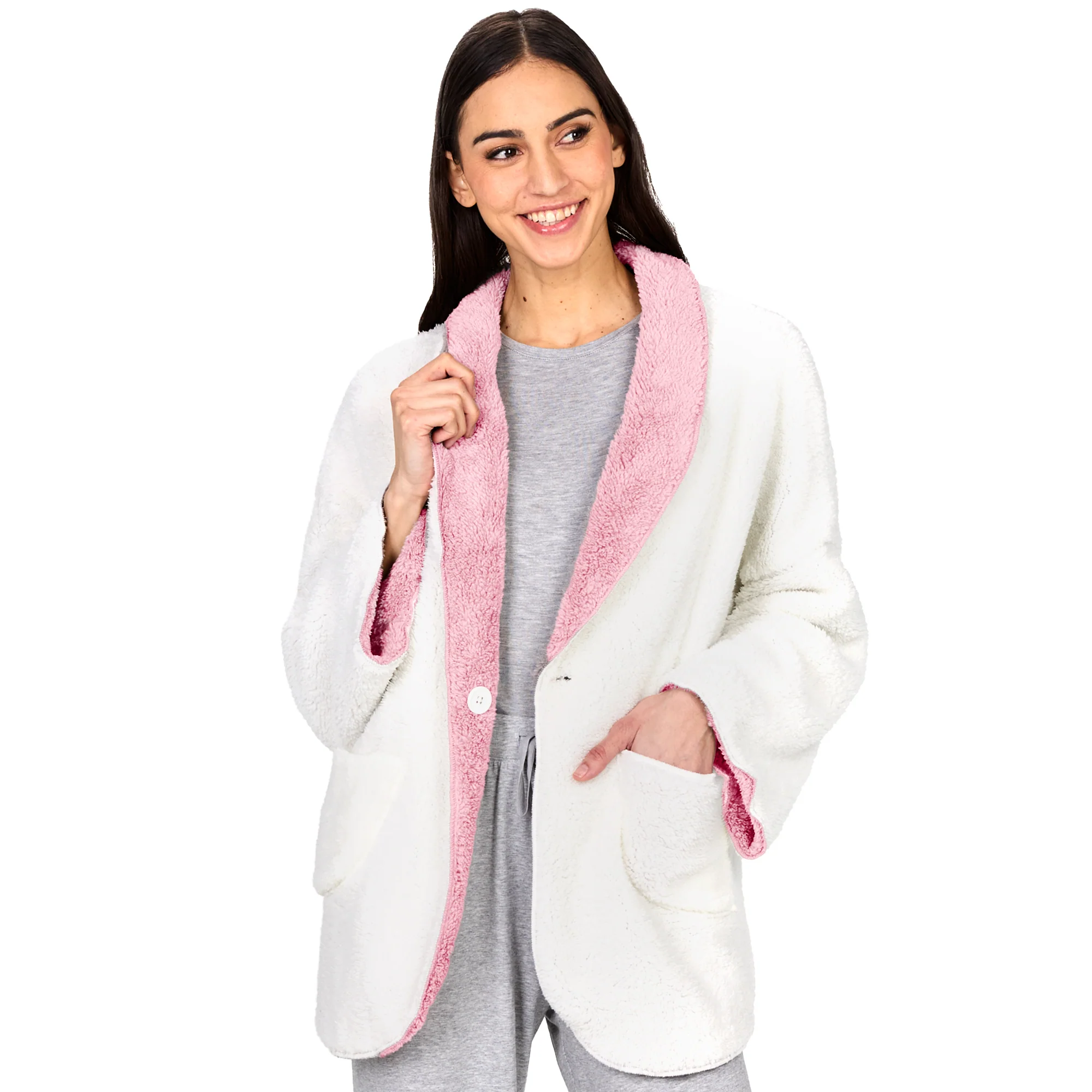 Women's Fleece Reversible Jacket - Image 23
