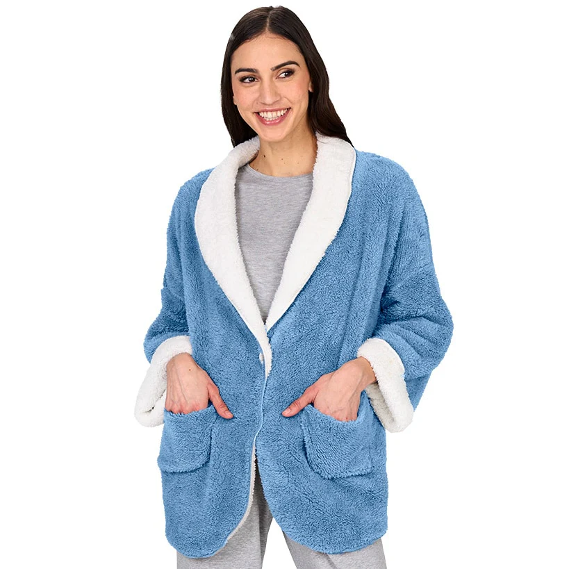 Women's Fleece Reversible Jacket - Image 4
