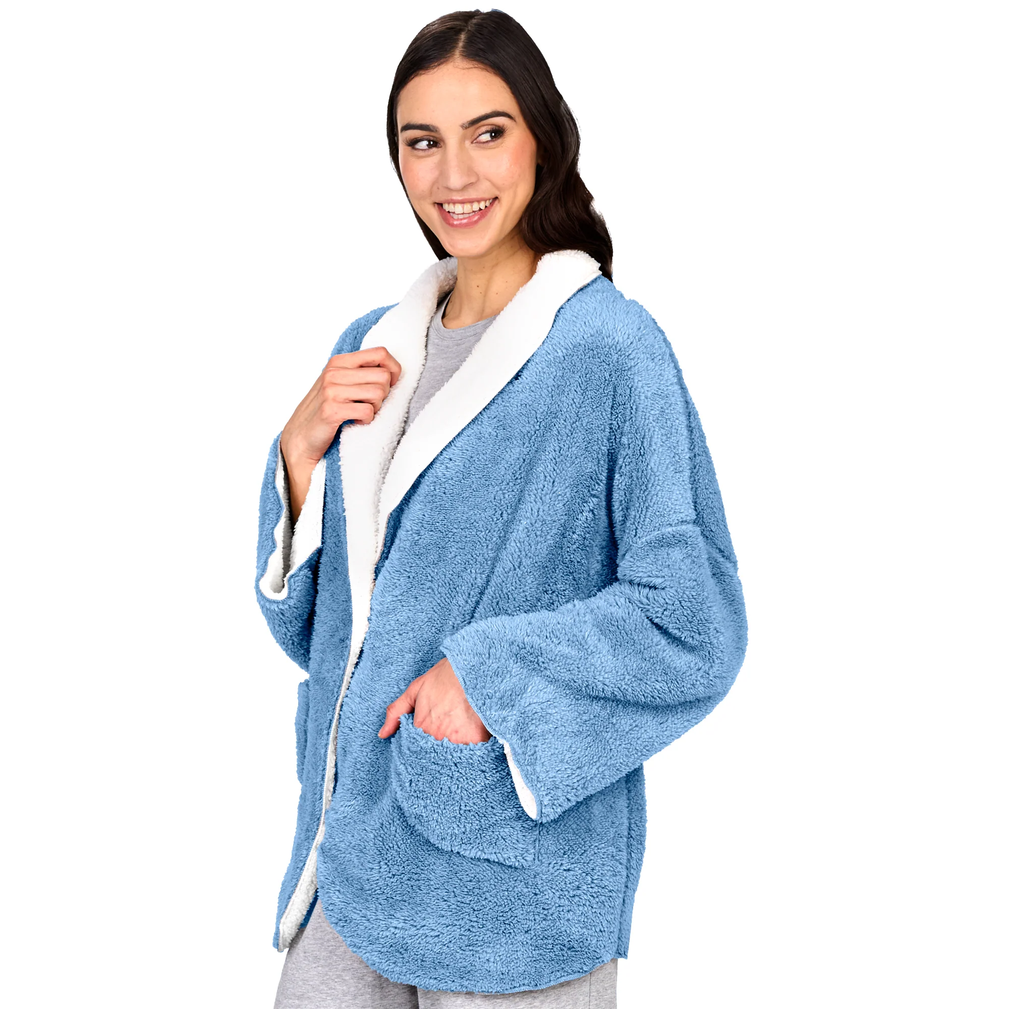 Women's Fleece Reversible Jacket - Image 5