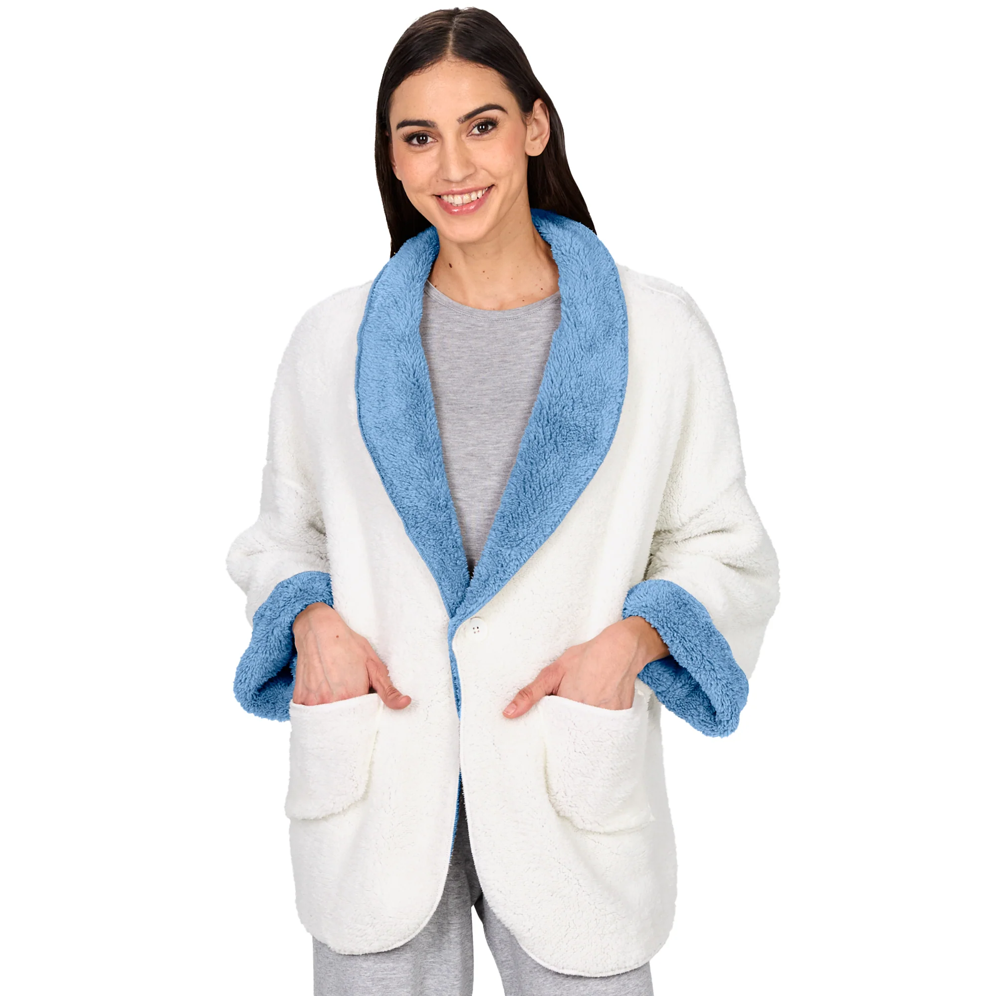 Women's Fleece Reversible Jacket - Image 6