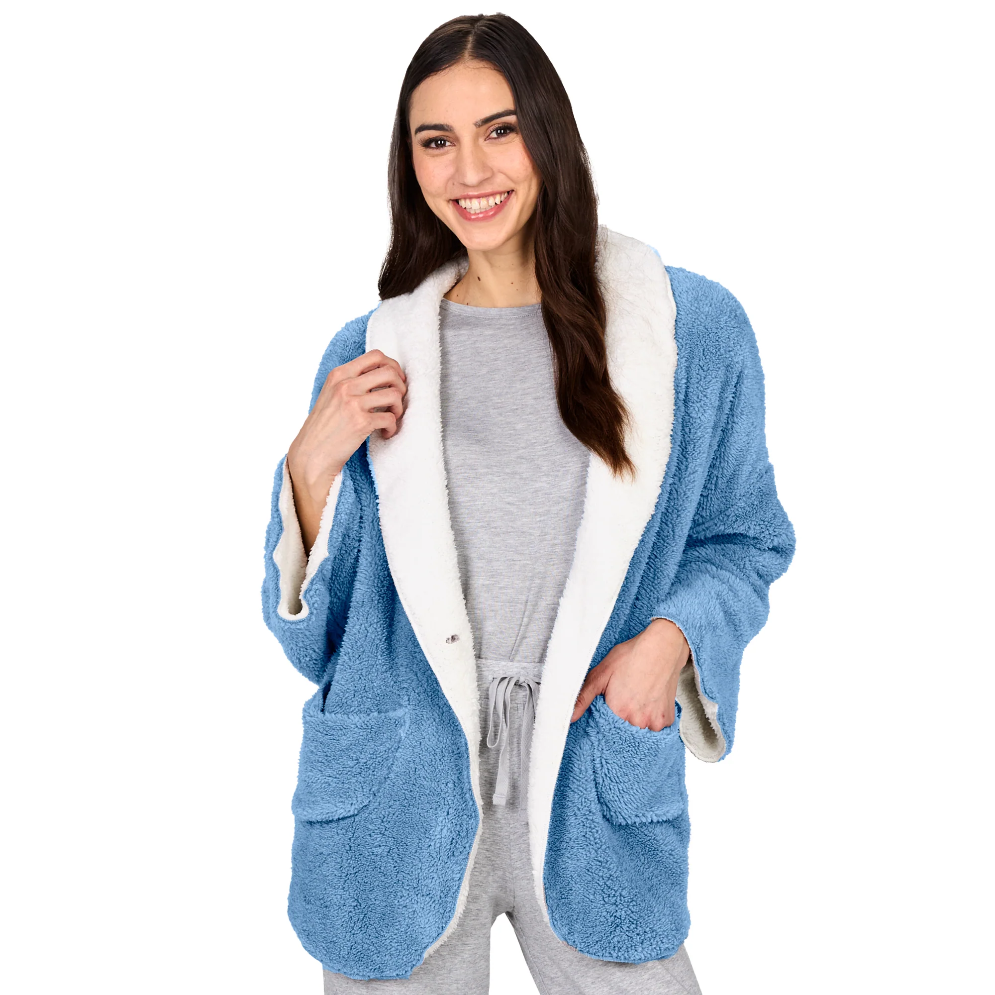 Women's Fleece Reversible Jacket - Image 7