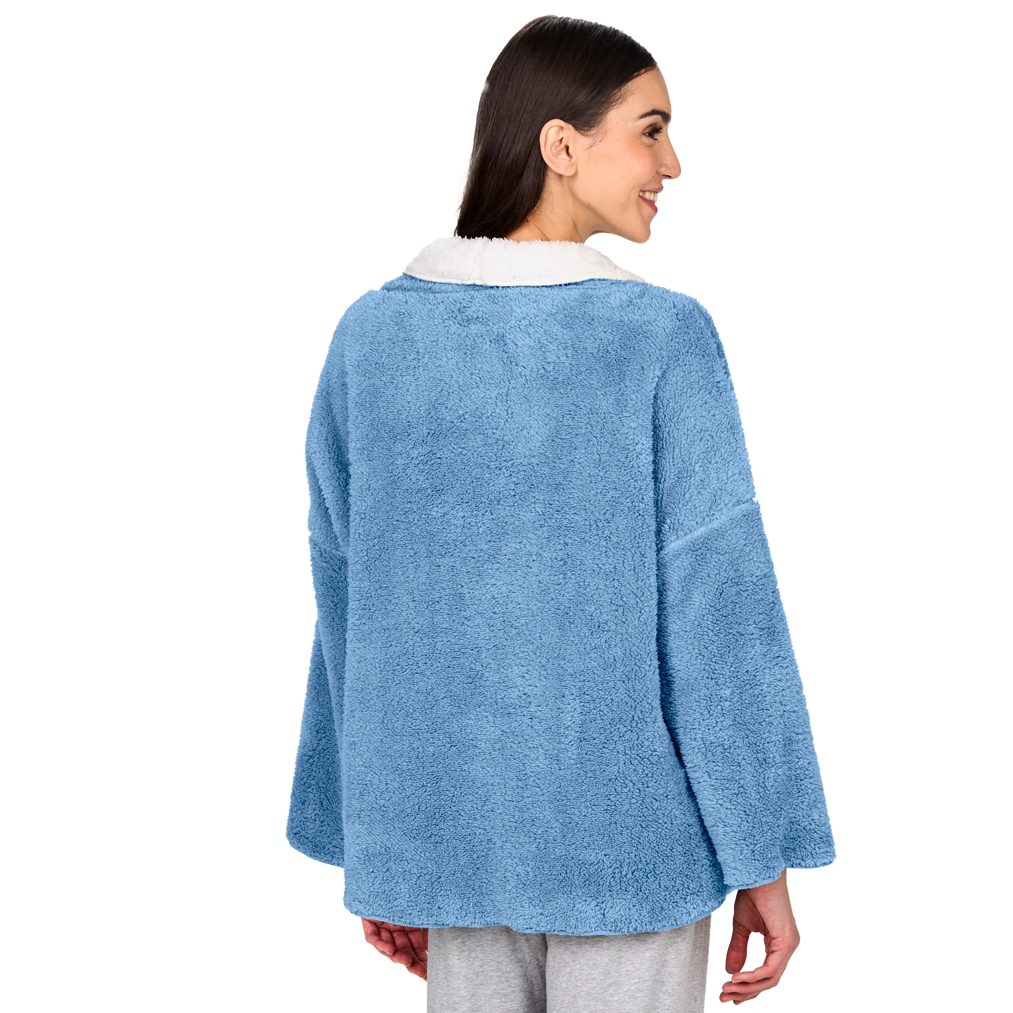Women's Fleece Reversible Jacket - Image 8