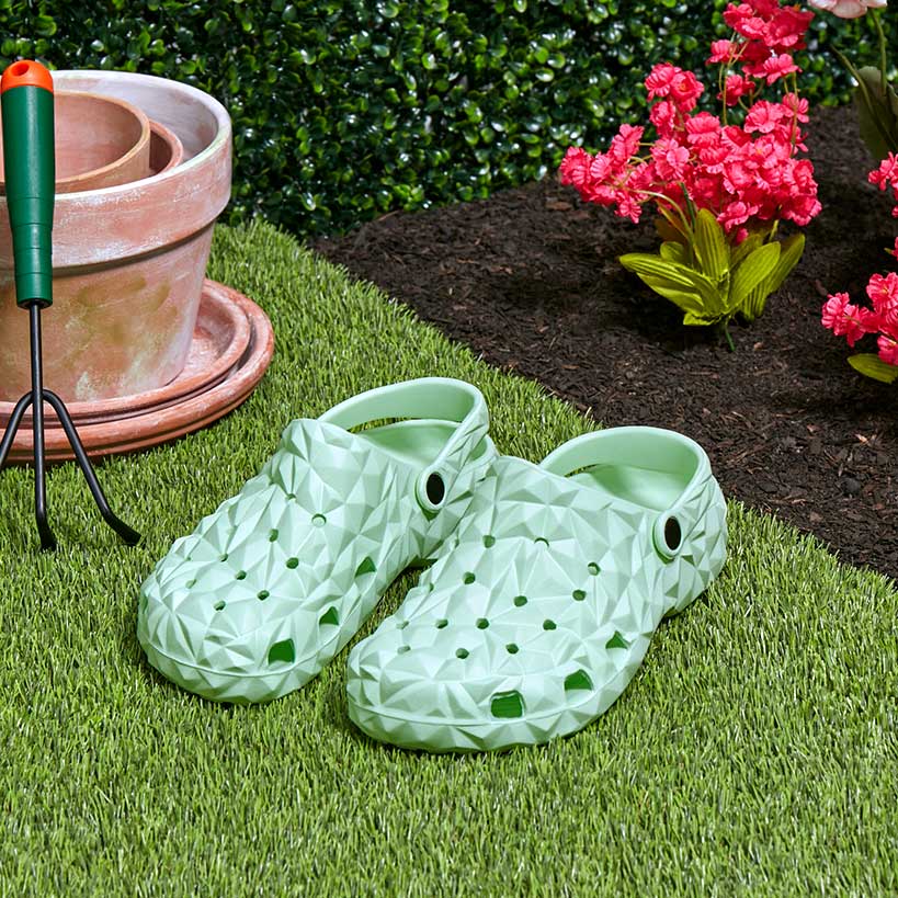 Women's Geometric Clogs - Image 3