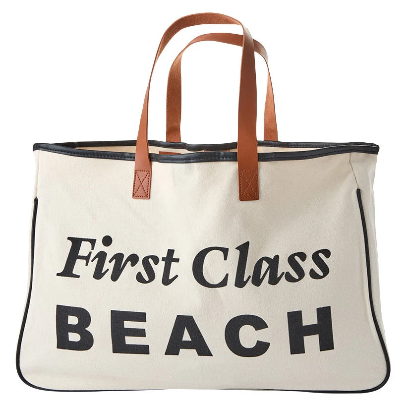 Women's Large Canvas Beach Tote Bag - Image 5