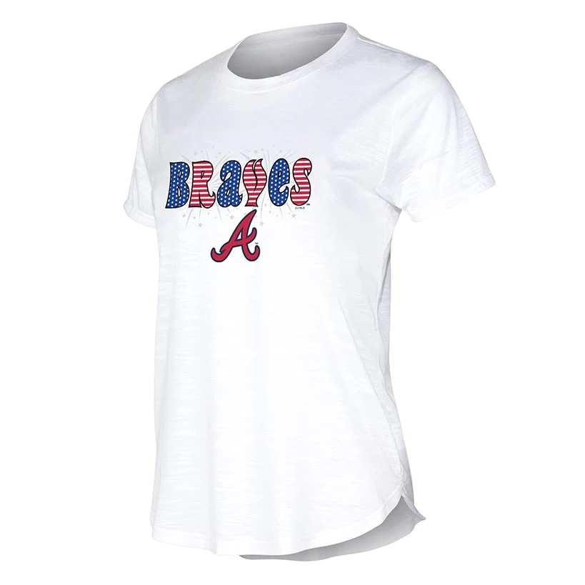 Women's MLB Americana Short Sleeve Graphic T-Shirt - Image 6