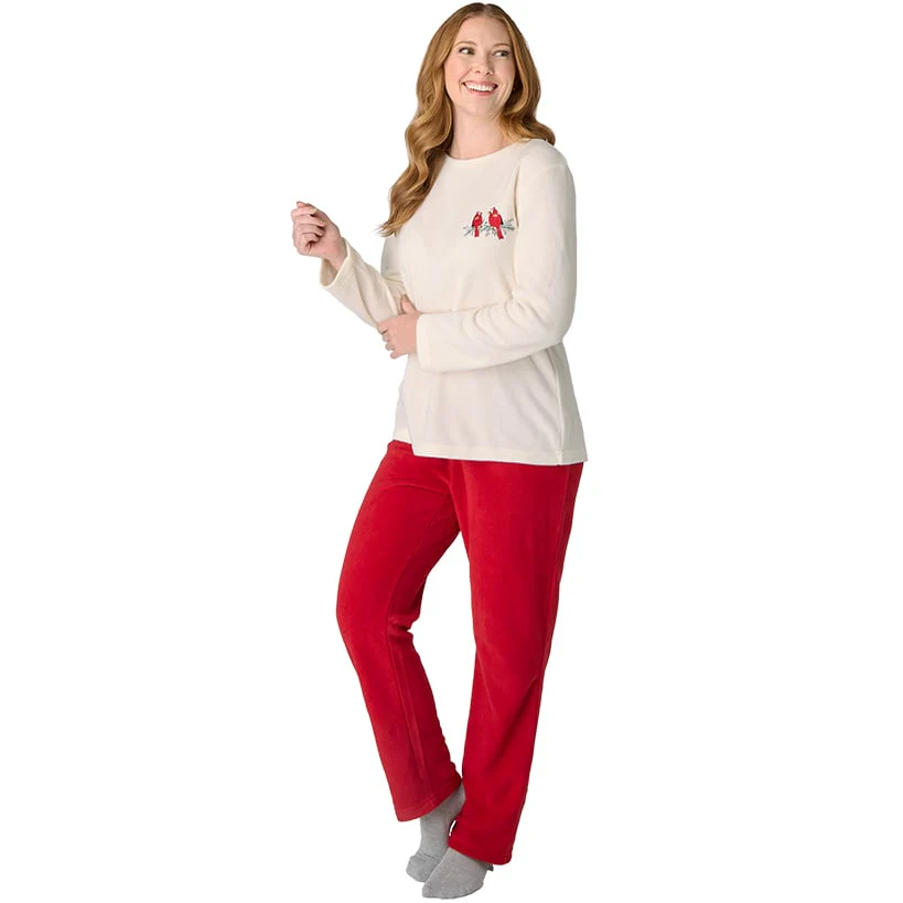 Women's Pajama Set 2-Pc. Cardinal - Image 8