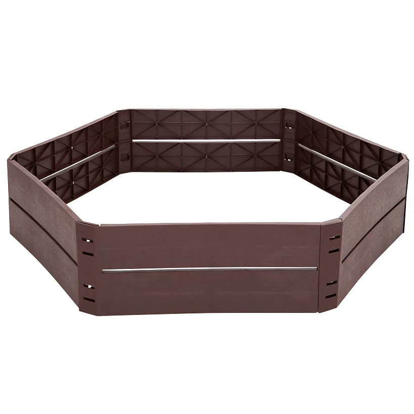 Wood Plank Raised Garden Bed - 6 Piece Kit - Image 3