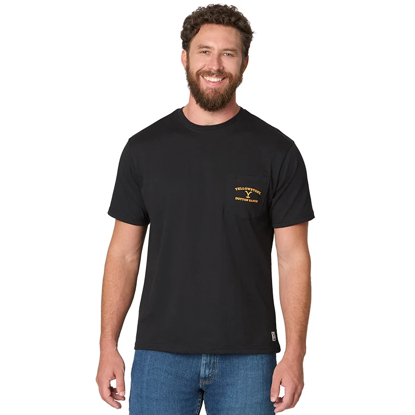 Yellowstone Short-Sleeve Shirt with Pocket - Image 13