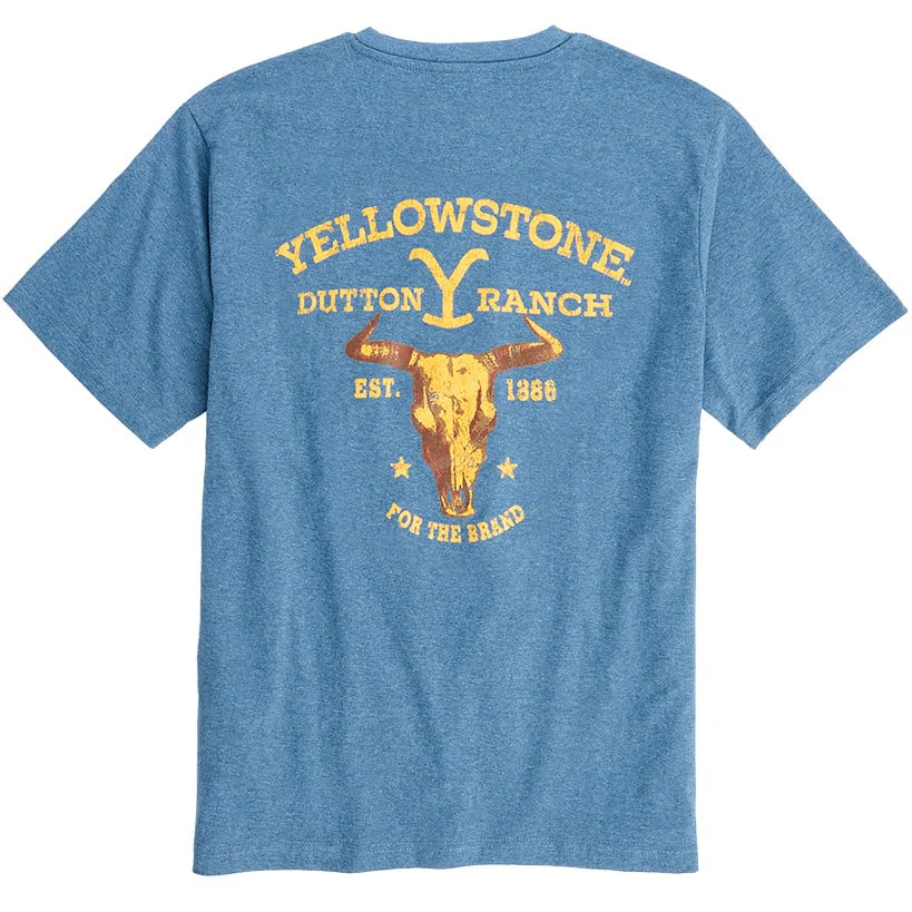 Yellowstone Short-Sleeve Shirt with Pocket - Image 4