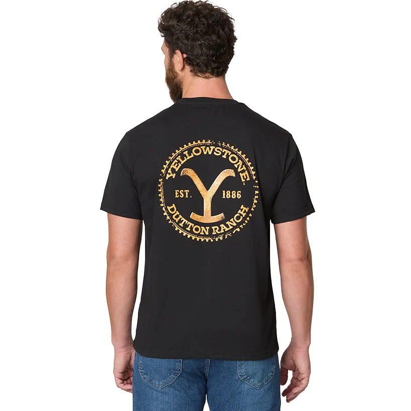 Yellowstone Short-Sleeve Shirt with Pocket - Image 7